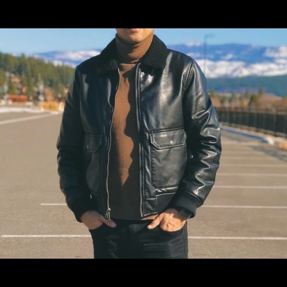 Men’s Faux Leather jacket - Picture 3 of 5